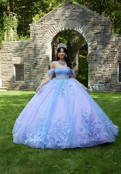 Morilee Quinceañera dress 89448 in Blue Raspberry size 12