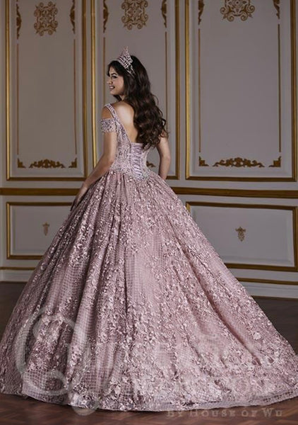 House of Wu Quinceañera Collection 26930 in Victorian Rose, size 10