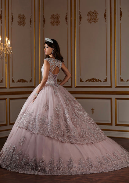 House of Wu Quinceañera Collection 26927 in Victorian Rose size 8