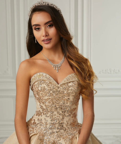 House of Wu Quinceañera Collection 26984 in Champagne size 10