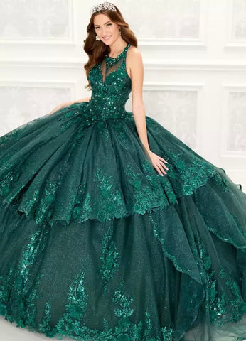 Princesa Vara PR30082 in Forrest green, size 8