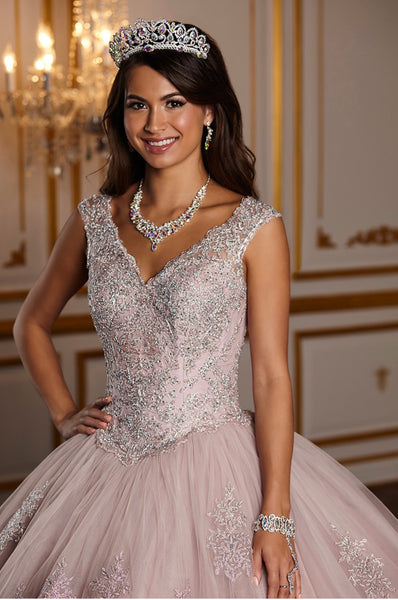 House of Wu Quinceañera Collection 26927 in Victorian Rose size 8