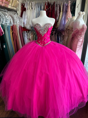 Morilee Fuchsia Quinceañera, Ballgown dress size 6