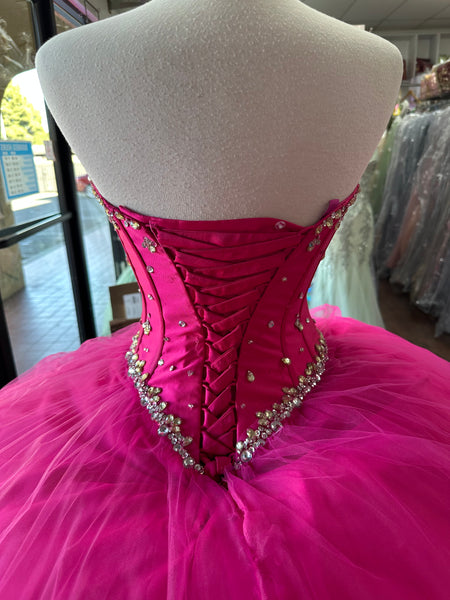 Morilee Fuchsia Quinceañera, Ballgown dress size 6