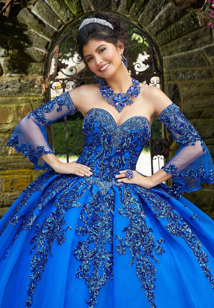 Morilee Quinceañera style 89255 in royal blue size 18, sweet 16, Debut