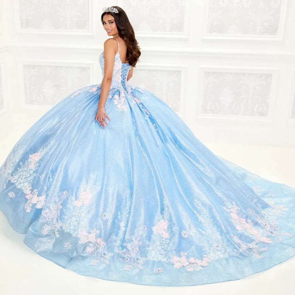 Quinceañera dress Princesa Vara PR30083 in Cotton Candy size 6