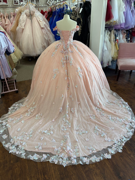 House of Wu 26051 in Blush Pink size 6 Quinceañera Dress