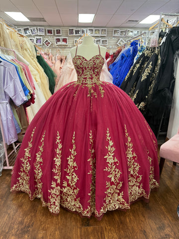 House of Wu 26035C/ burgundy/gold /10