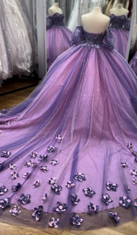 Morilee Quinceanera style 89421 in Blueberry pop color size 8