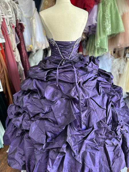 Morilee Quinceanera Dress 86090 Purple size 8